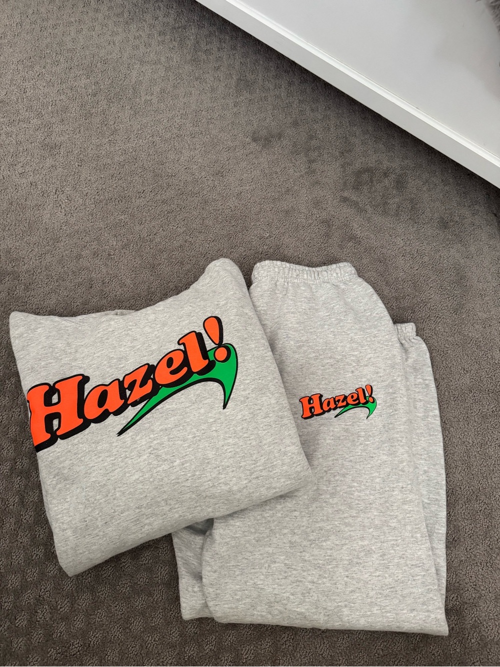 Hazel Grey Sweatshirt & Sweatpants Set